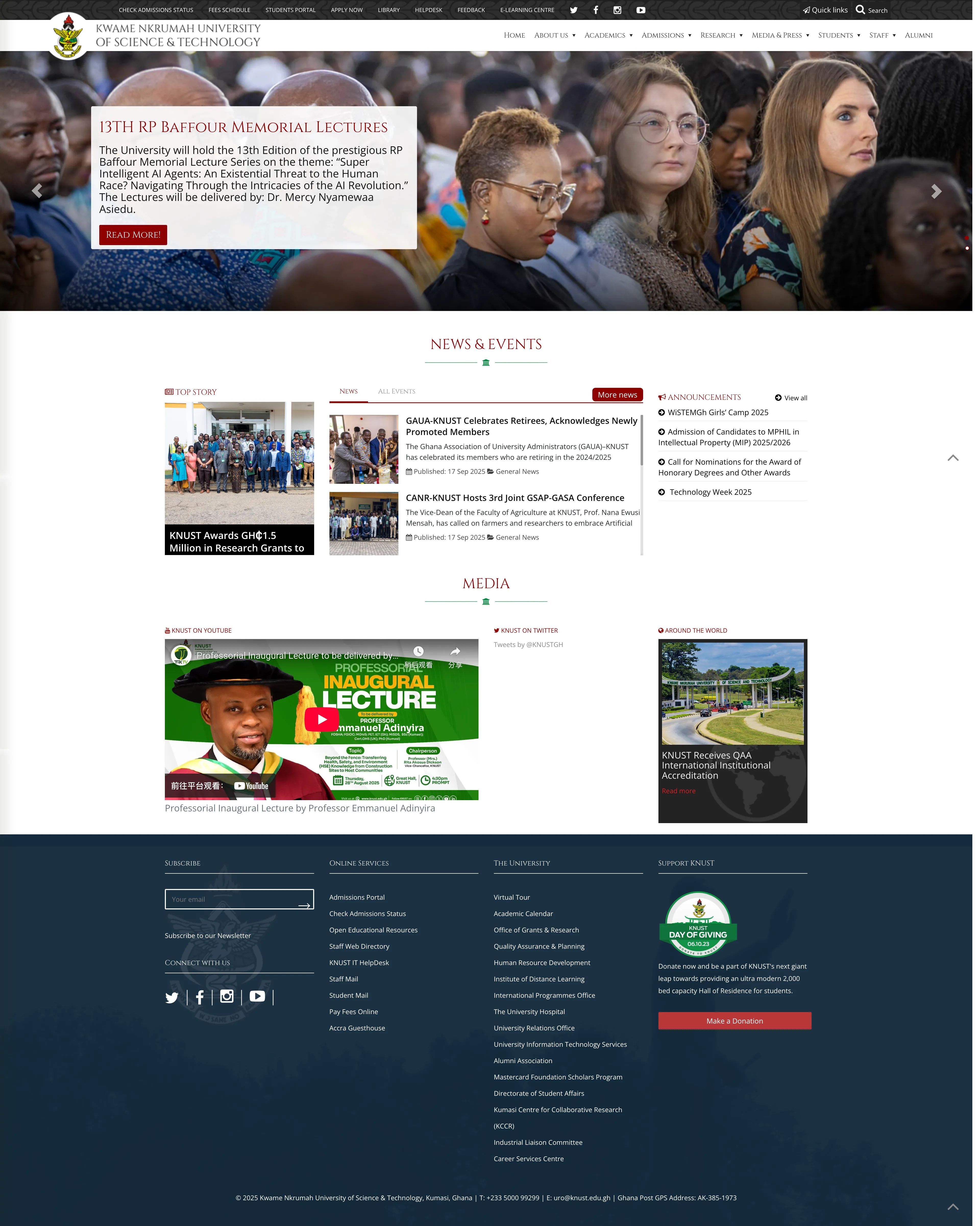 Kwame Nkrumah University of Science and Technology