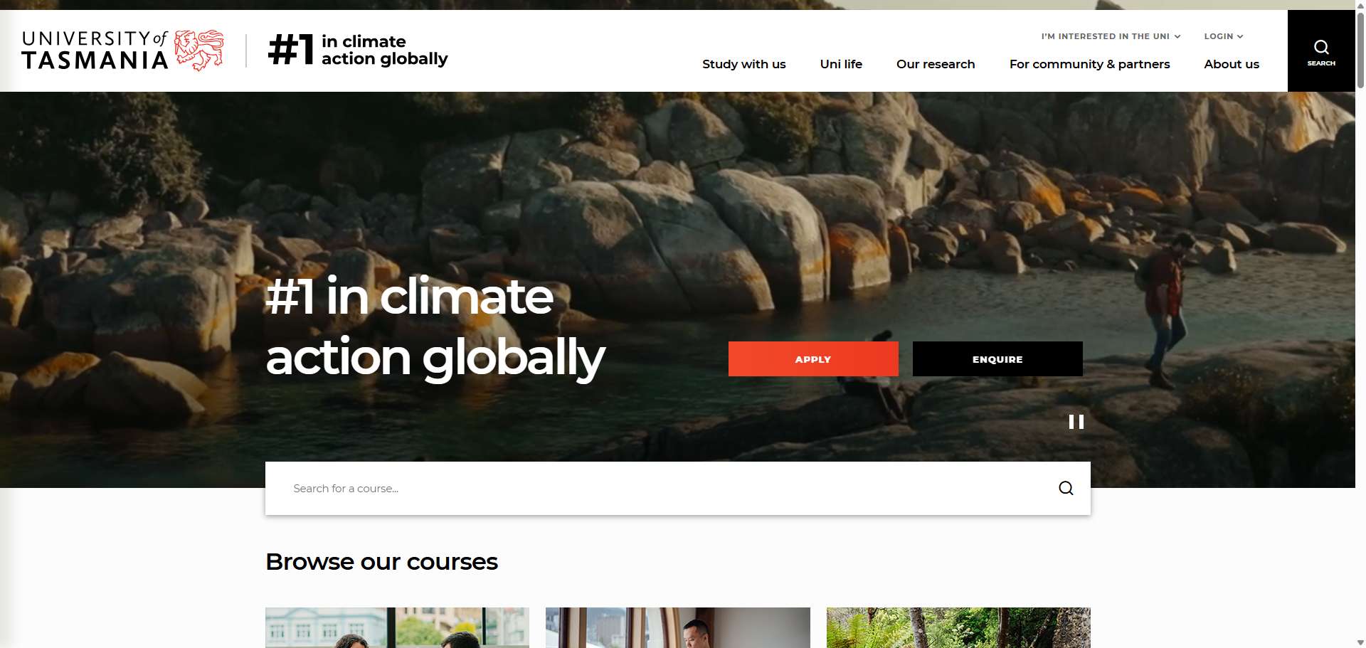 University of Tasmania 塔斯马尼亚大学