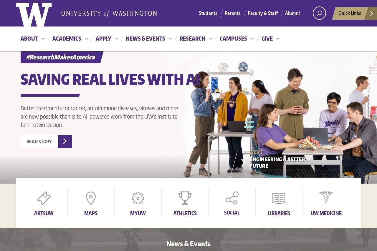 University of Washington 华盛顿大学
