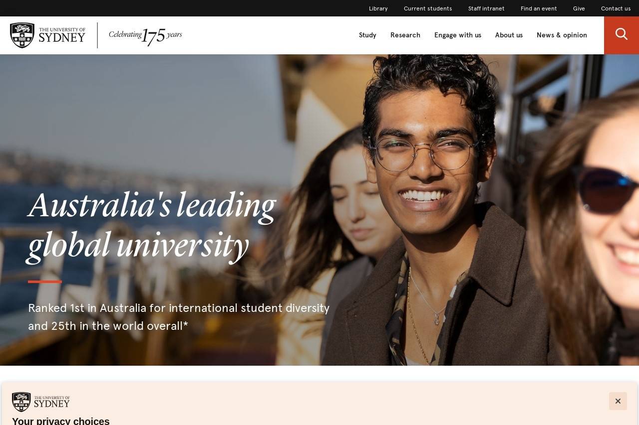 The University of Sydney 悉尼大学