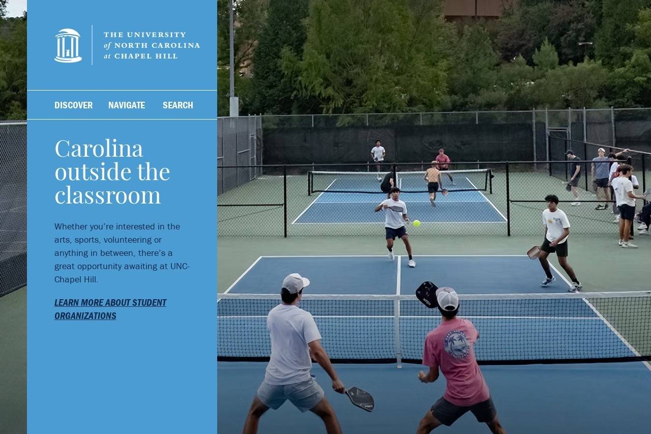 The University of North Carolina at Chapel Hill 北卡罗来纳大学教堂山分校