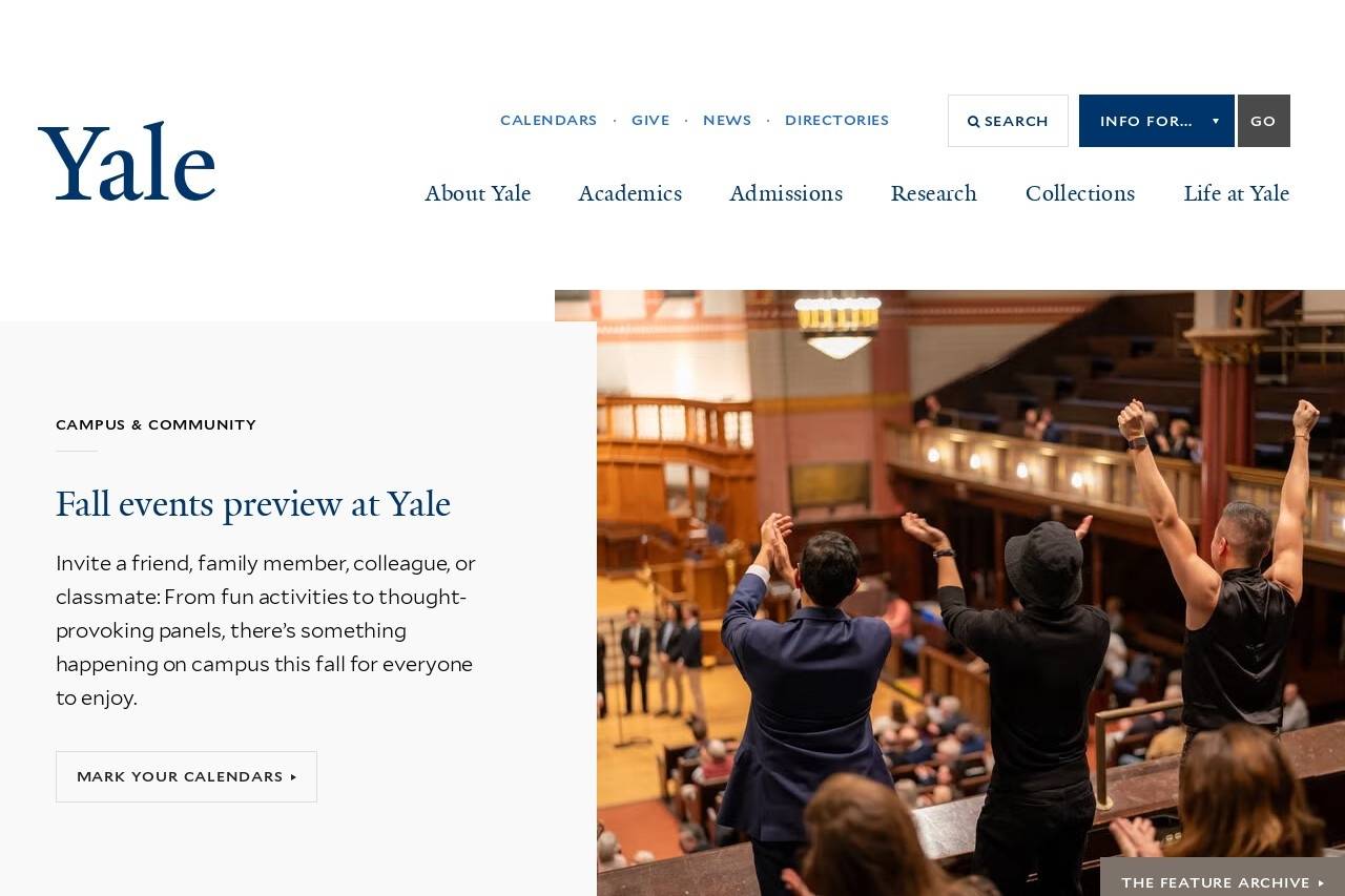Yale University 耶鲁大学