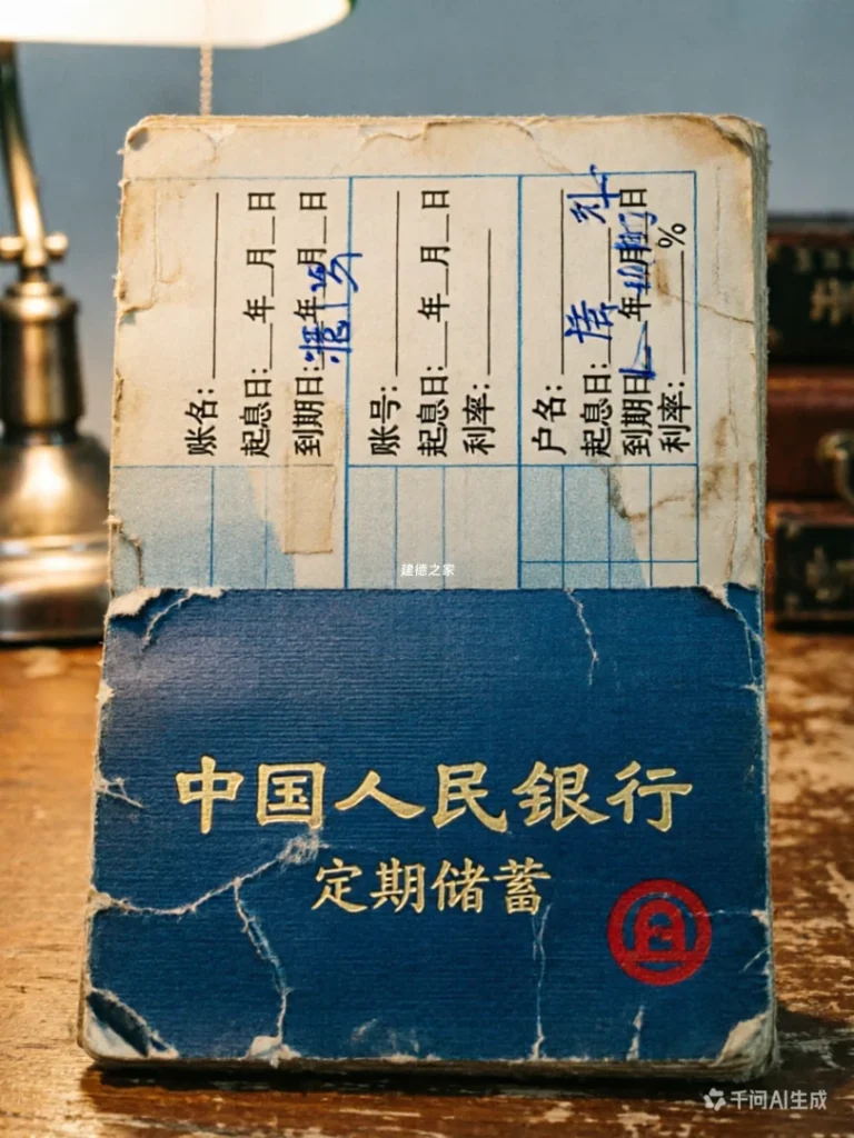 父亲给的存折