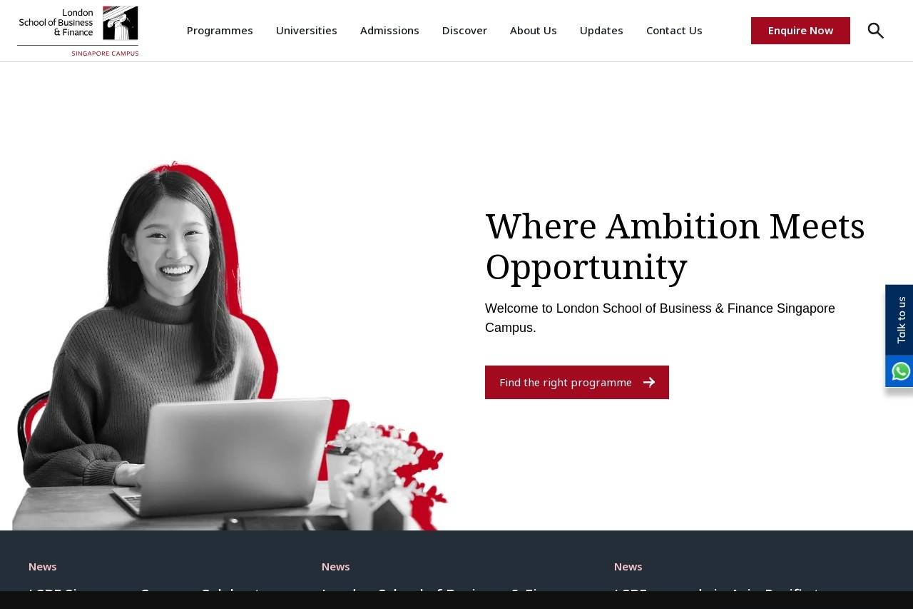 London School of Business and Finance Singapore Campus