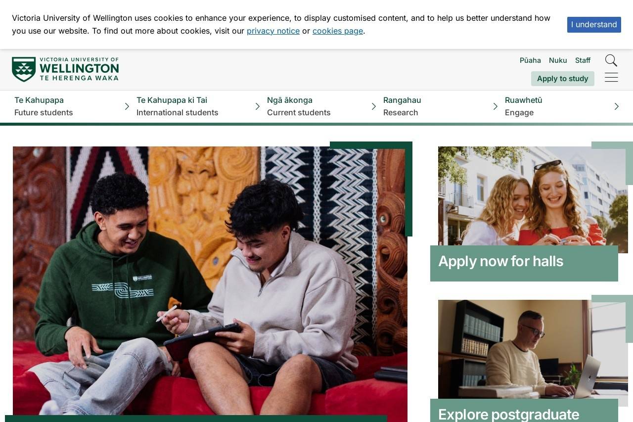 Te Herenga Waka—Victoria University of Wellington 惠灵顿维多利亚大学
