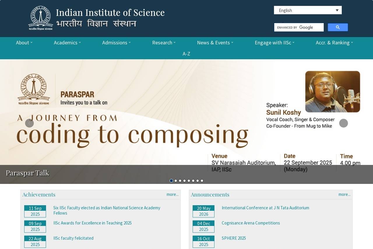 Indian Institute of Science