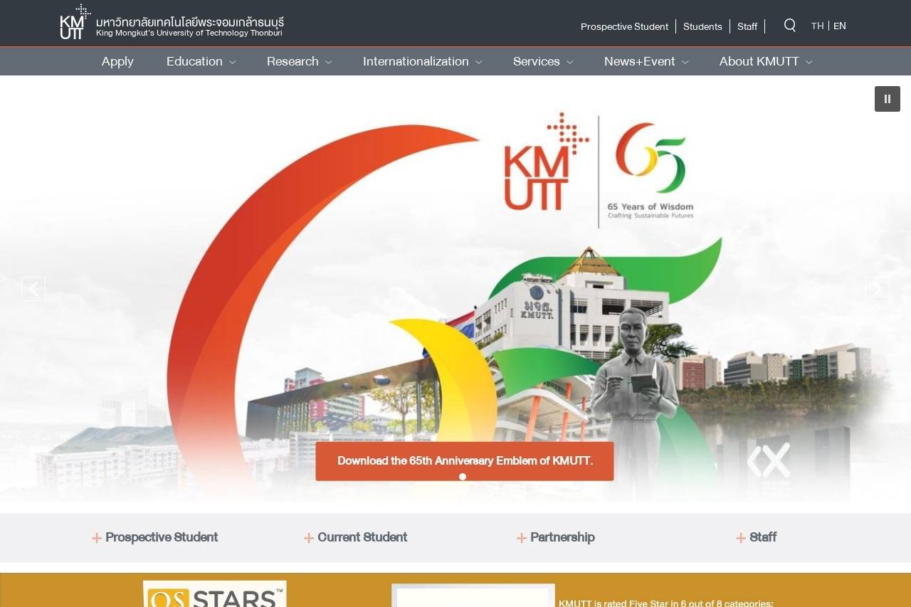 King Mongkut's University of Technology Thonburi 泰国国王理工大学