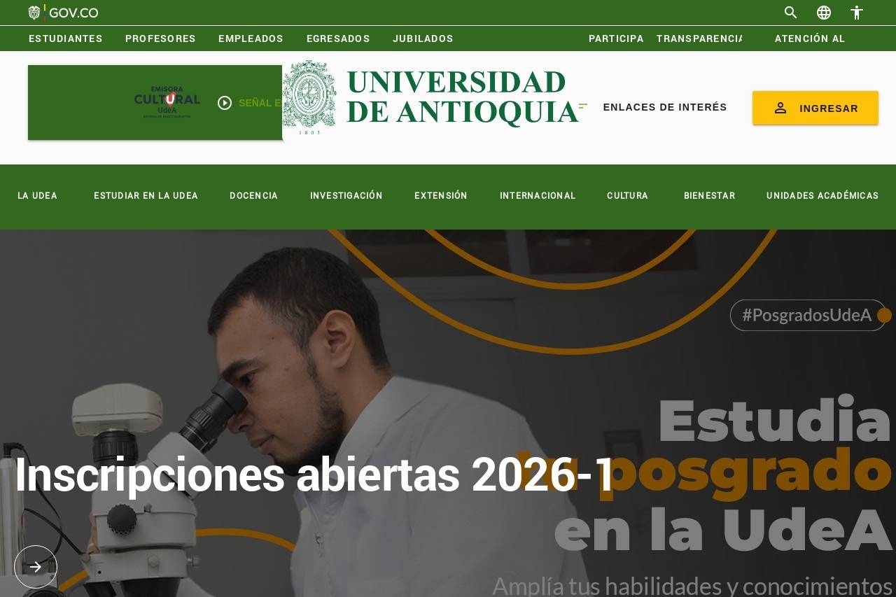 Universidad de Antioquia 哥伦比亚安蒂奥基亚大学