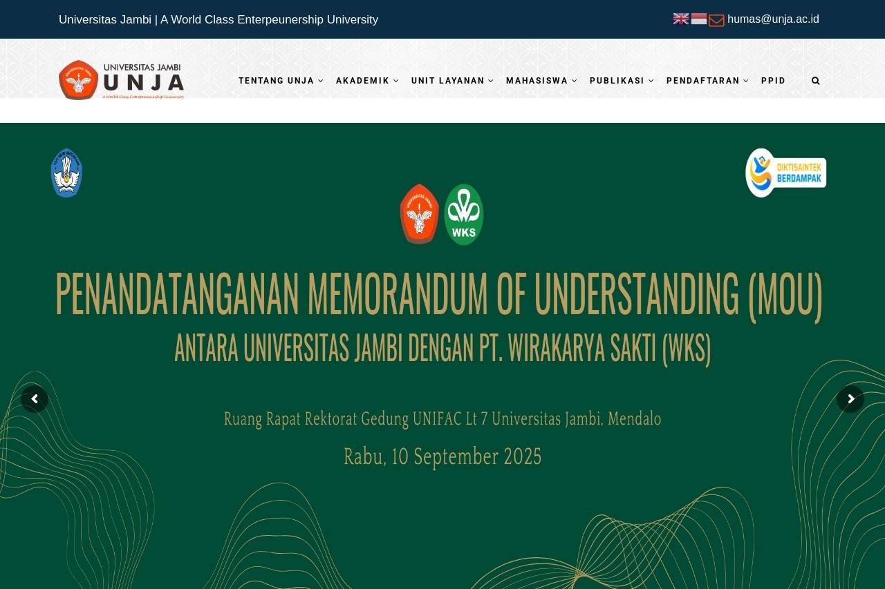 Universitas Jambi 印尼邦加勿里洞大学